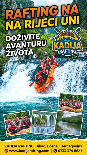 Rafting na rijeci Uni