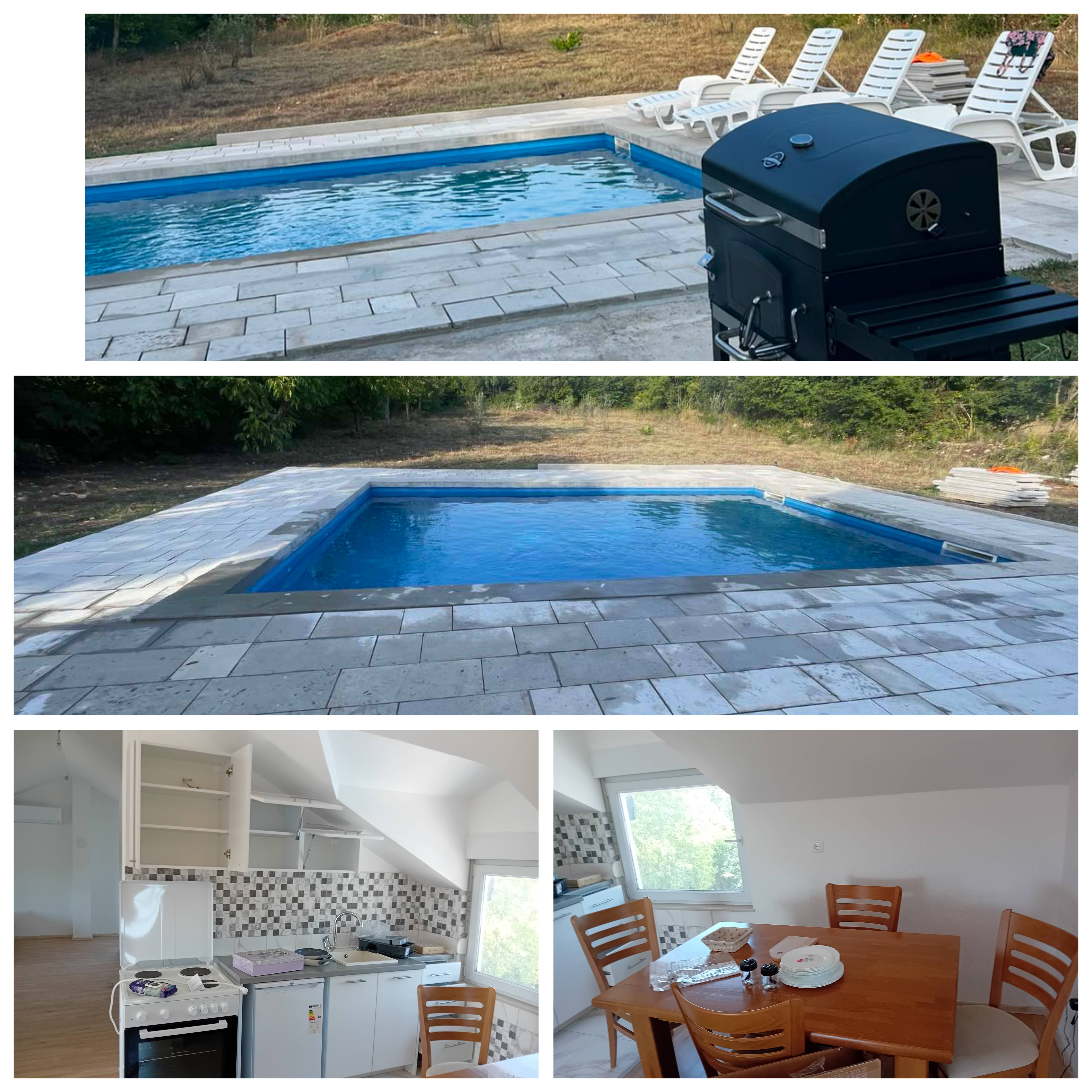 Nov apartman s bazenom,Pocitelj